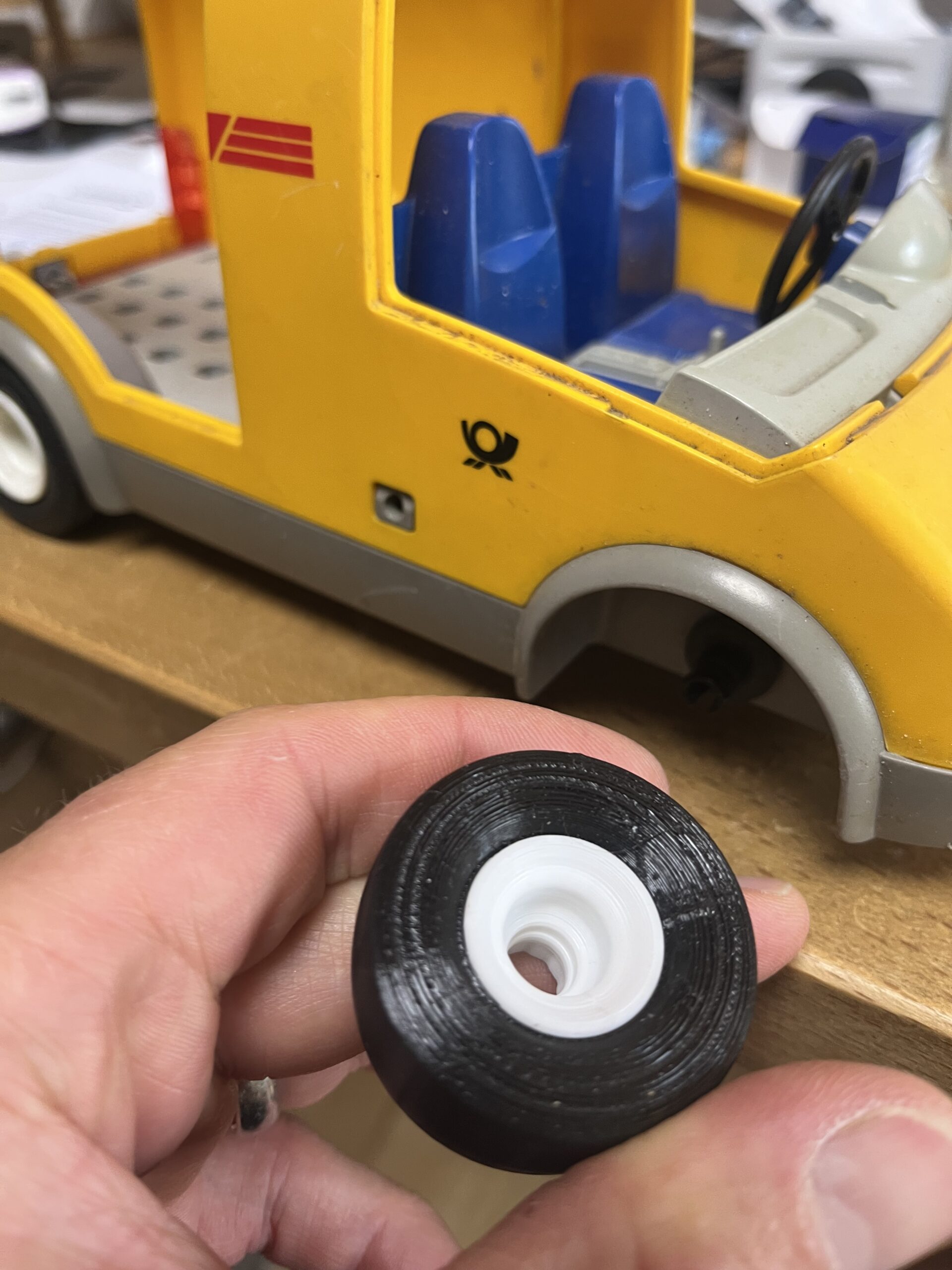 Neues Rad für Playmobil Auto