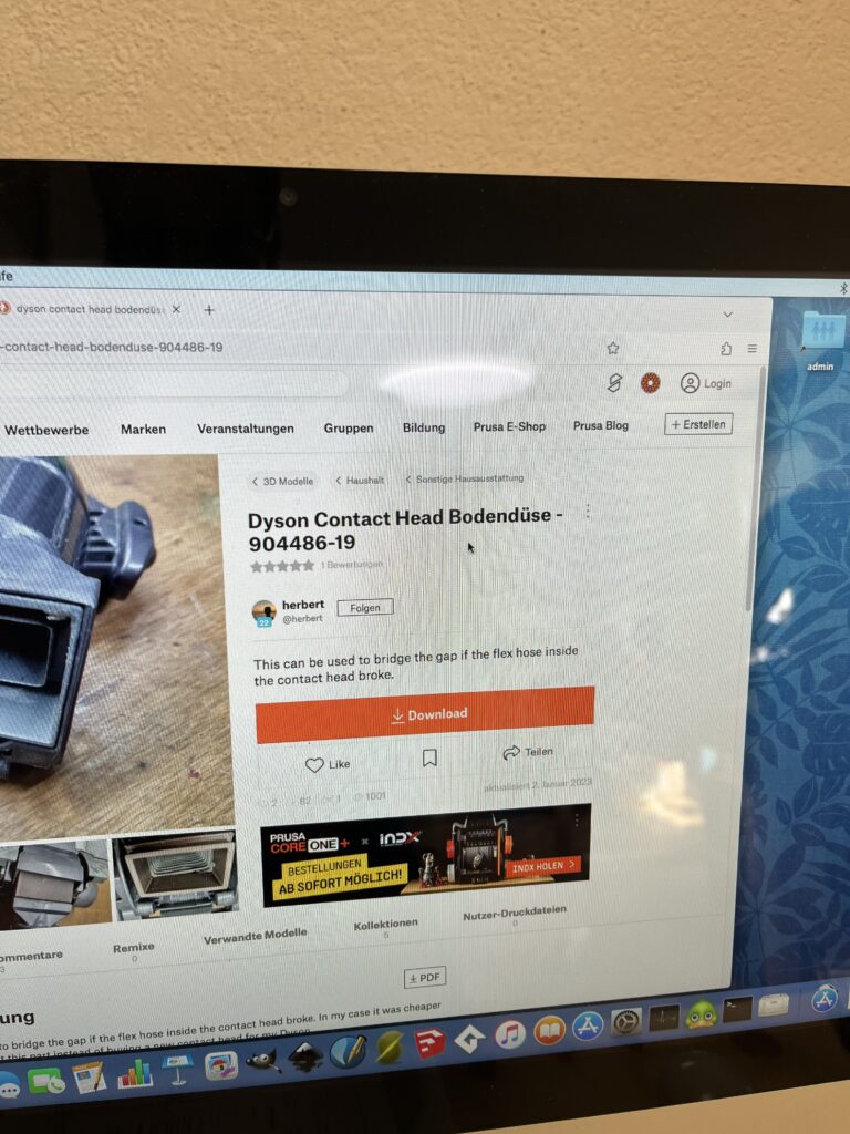 Download des 3D Files